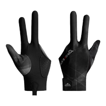 Gant de billard (Full Finger Billiards) Gant Triple Finger Glove Special Left Hand Right-mains Billiard Room Equipped Non-lapsus Professional Billiard Gloves