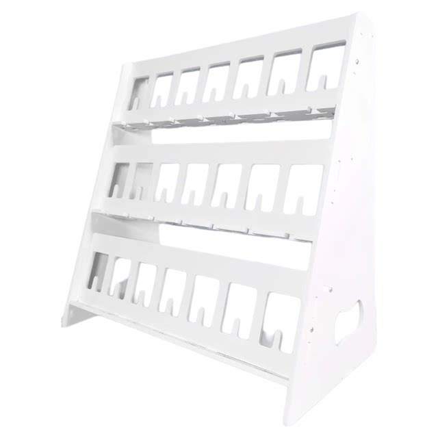 Store manager recommends universal mobile phone charging stand for office desks