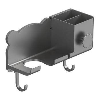Hair dryer storage rack without punching bathroom storage rack