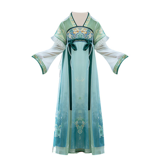 汉服男童女童2025春秋新款儿童古装国学服书童小学生幼儿园表演服