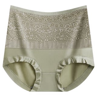 高腰大码莫代尔内裤女收腹提臀透气抗菌裆大码胖mm中老年三角短裤