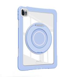 Pakin은 720 회전 알루미늄 합금 브래킷 11 인치 2024 버전 Plant Panel Pro Protective Case Tenth Generation 실리콘 방지 방지 벤드를 갖춘 Apple의 새로운 iPadair5 보호 케이스 AIR6에 적합합니다.