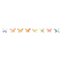 Four pairs of colorful butterfly earrings female sweet and temperament adolescent heart earrings with small personality a week earrings