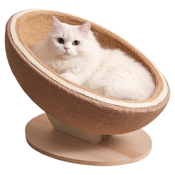 
Cat scratching board nest sisal rope with wear resistance and no shaving loss. Large size anti-cat scratching sofa protects cat recliner cat toys