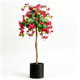 Bougainvillea artificial flower fake green plant decoration indoor potted large floor-standing ornaments living room light luxury plant landscaping