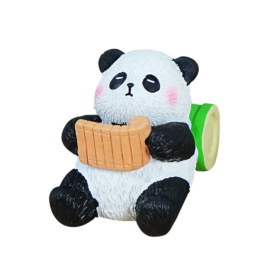 原创四川熊猫国风诗词办公室桌面摆件2025新款家居装饰品汽车用品