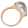 A Yun'ao White Keshi Pearl Ring