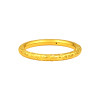 Pre-sale old temple gold pure gold crushed ice ring sparkling exquisite 5D three-dimensional fashion safe commuting every year