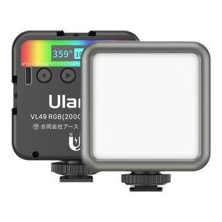 Ulanzi优篮子VL49RGB迷你补光灯口袋灯便携led多色打光灯手机自拍相机拍照抖音直播拍摄小型全彩摄影柔光灯
