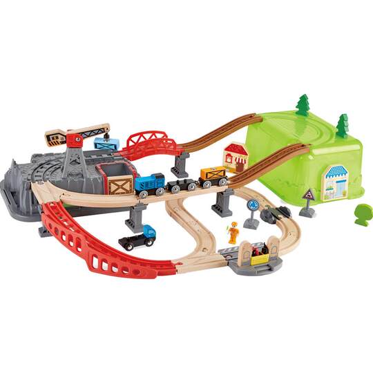 Hape train track town transport set birthday gift