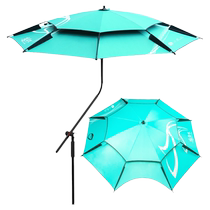 Xiaofengxian Fishing Umbrella Double-layer Thickened Sunscreen Large Fishing Umbrella Outdoor Fishing Special Parasol Umbrella Crutch Umbrella
