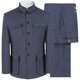 中山装套装男老年人衣服 春秋装老式中山服老人外套爷爷装父亲装