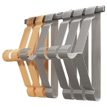 Clothes rack storage rack wall hanging rod multi-function finishing rack