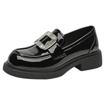 Saturday velvet thick-soled loafers for women 2025 new style