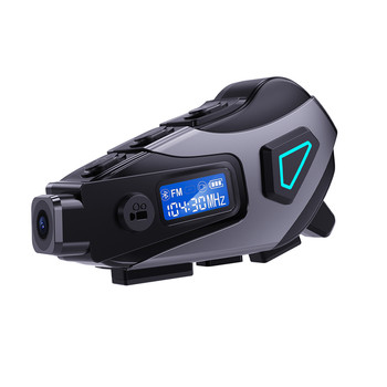 Motorcycle dash recorder helmet bluetooth headset