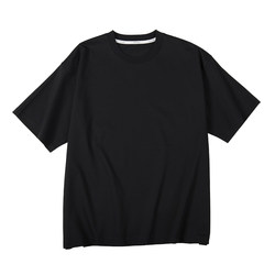 OH 250g 50 ນັບ custom-woven and dyed high-density Roman mercerized double-sided long-staple cotton profile basic T-shirt