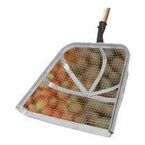 Soil sieving artifact leaking soil corn peanut grain shovel sieve agricultural dustpan tool stainless steel gardening sieve sand grain
