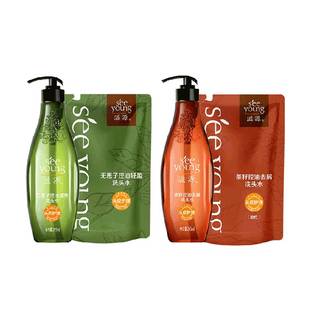 Ziyuan silicone-free oil control refreshing shampoo set