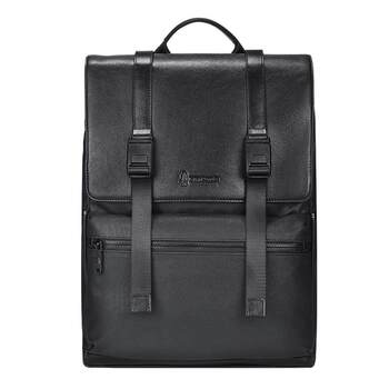 Hush puppies new men's backpack fashionable work commuting computer business backpack large capacity business travel bag