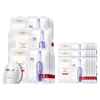 【直播间限时立减】欧莱雅安瓶面膜秋冬季补水积雪草B5舒缓护肤品