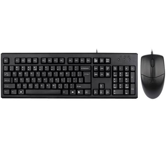 Shuangfeiyan wired keyboard and mouse set for office and home use