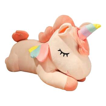 Unicorn doll ຜ້າ pillow doll ສໍາລັບເດັກຍິງນອນກັບ 520 ຂອງຂວັນ pony doll plush toy ຂະຫນາດໃຫຍ່