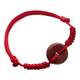 马年本命年值刑冲犯太岁礼物红绳手链金刚结桃木平安扣男女脚链绳
