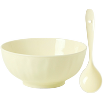 Sichuan Island House Cream Wind 8 Inch Soup Bowl Large Number Home 2024 New High Face Value 6 Inch 7 Inch Noodle Bowl Ceramic Large Bowl