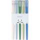 Modern housewife household antibacterial alloy chopsticks per person