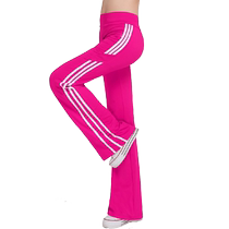 Haozhou spring and summer new slim fit aerobics yoga fitness sports pants square dance pants breathable and quick-drying