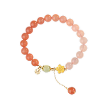 (Self-operated) DAISY BEAUTY Peach Yaoyao Bracelet Temperament New Chinese Style Sweet Peach Blossom Niche Bracelet