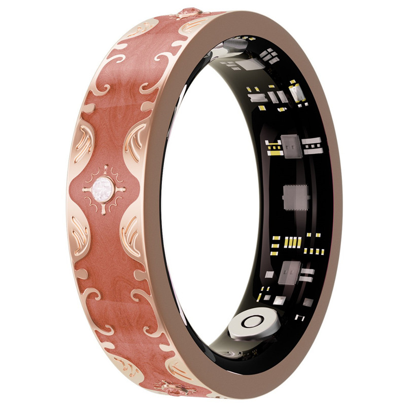 Smart ring outside for health and sports remote control photo taking