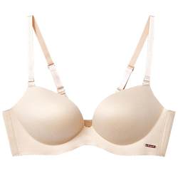 Lanzhuoli underwear women's small breast push-up no wire sexy bra seamless light cup bra to prevent sagging breasts