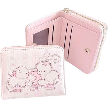 New cat girl heart cute portable wallet card holder