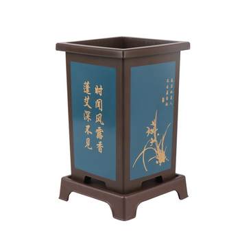 Resin orchid pot desktop bonsai pot