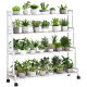 Flower rack living room floor-standing storage rack balcony succulent flower pot rack simple iron plant display shelf
