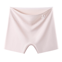 Safety pants anti-exposure womens ice silk seamless summer thin 2024 new underwear two-in-one four boxer leggings