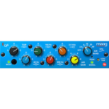 Maag EQ4 vocal excitation air equalizer effect plug-in ຄວາມຖີ່ສູງສຽງຮ້ອງໃນ Win Mac