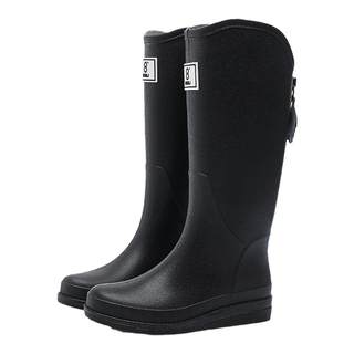 Fashionable rain boots for women 2024 new high-top waterproof