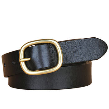 Ins style black ladies simple korean fashion belt