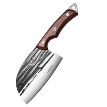 Wang Mazi kitchen knife household handmade cutting and cutting dual-purpose knife round head fish killing knife chefs special bone chopping knife 1648