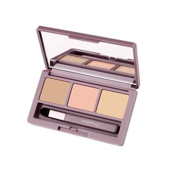 Ermutao Three Colour Concealer Grape Concealer Palette ປົກປິດຈຸດດ່າງດຳ, ຈຸດດ່າງດຳ, ຮອຍສິວ ແລະ ສ້ອມແປງແນະນຳທາງຮ້ານ Flagship Store