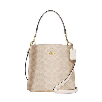 Coach official outlet model mollie women's presbyopic shoulder crossbody bag bucket bag cbq33