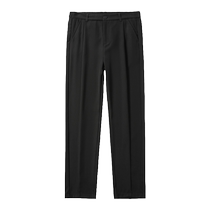 Mens suit trousers in spring and autumn with loose drape straight wide-leg trousers high-end simple retro casual trousers