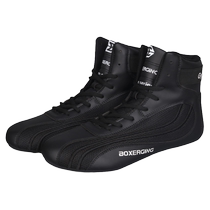 Childrens boxing shoes for boys and girls low-top Sanda shoes high-top fighting training shoes wrestling shoes boots boxing boots