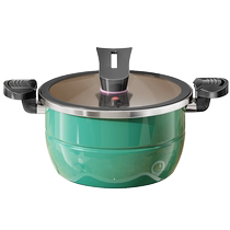 Meiling enamel micro-pressure soup pot household pressure cooker enamel non-stick pot gas stove induction cooker universal 1415
