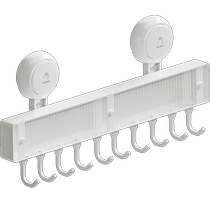 Taili wall-mounted storage rack multi-functional suction cup toilet storage rack bathroom punch-free bathroom hook artifact