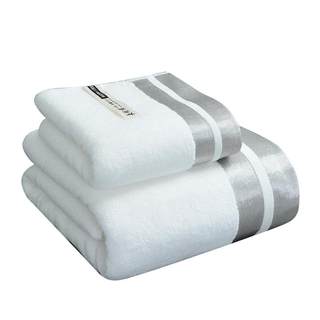 【总裁推荐】洁丽雅新疆纯棉加大加厚浴巾酒店情侣家用洗澡浴室男