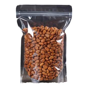 Transparent self-sealing packaging bag, snacks, nuts, melon seeds, peanut food, self-standing zipper bag, thickened sealing bag