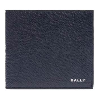 Bally men's flag blue leather wallet